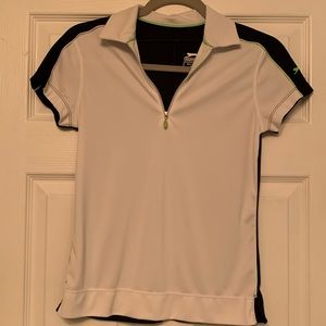 Slazenger zip up golf polo
